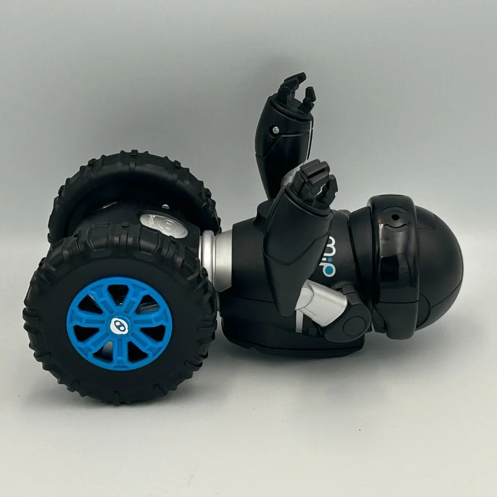 MIP WowWee Toy Coding Rolling Robot 0820 Black/Silver‎ Smart App -Works! 2013